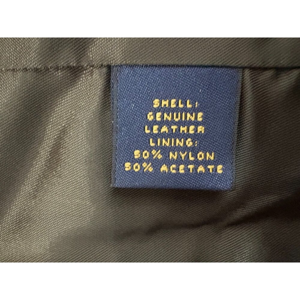 Brooks Brothers Heavy 3/4 lenght Leather Sport Coat Jacket Sz 2XL color Brown - Picture 3 of 11